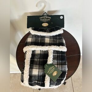 Telluride Dog Jacket Fleece Lining, Plaid, Size Small, New With Tags